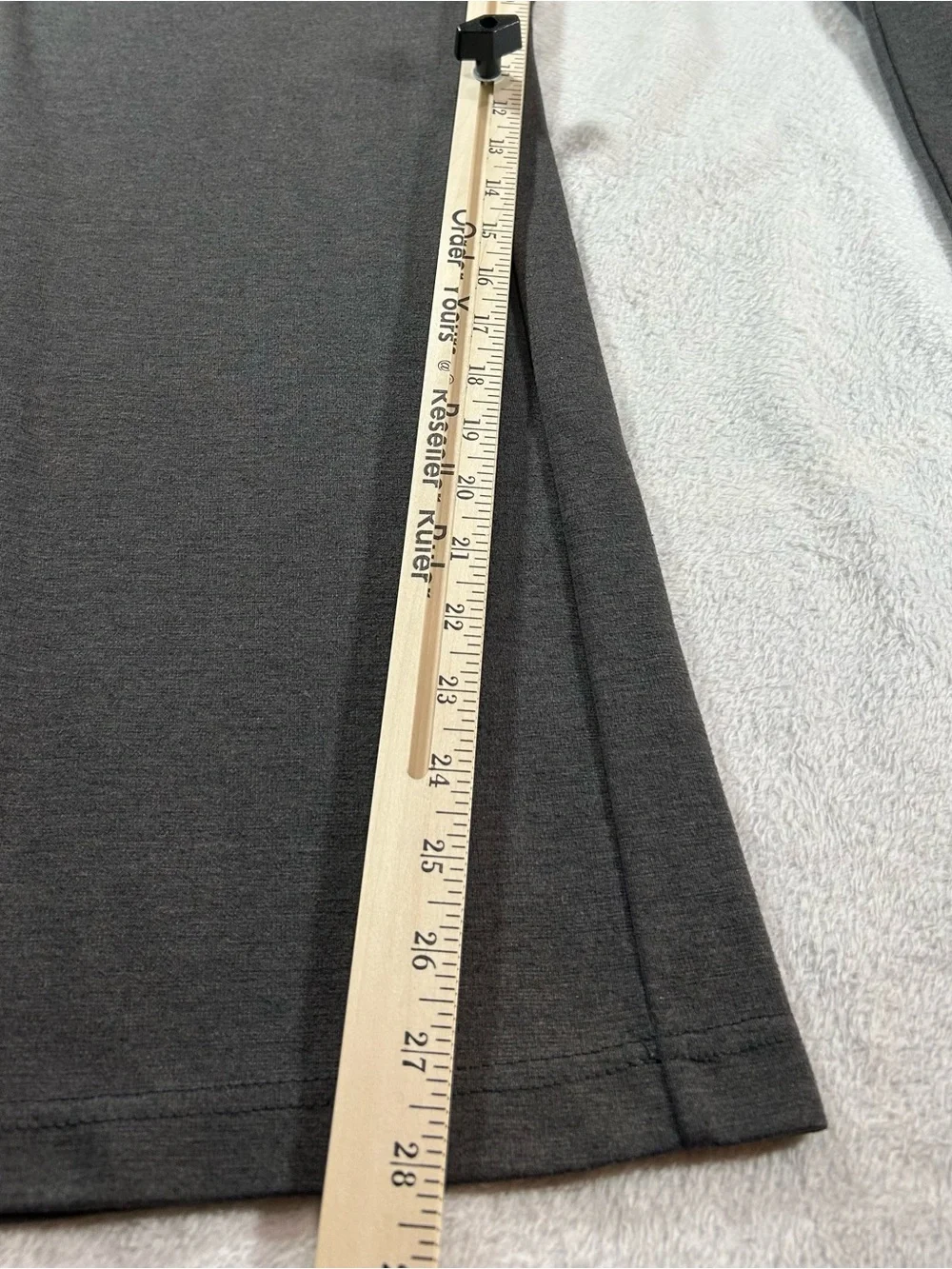 Riders By Lee Women’s Sz 14 Charcoal Gray Office Casual Straight Leg Dress Pants